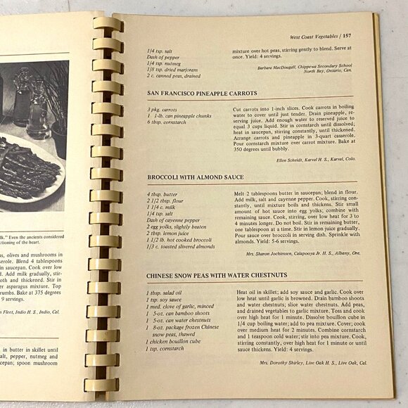 Americana Cookery Spiral Bound Cookbook Vintage 70s - Picture 6 of 6